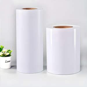 Glossy White PVC Label